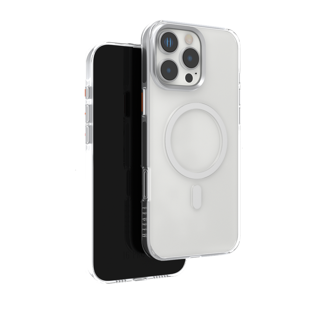 Levelo Allure PC Hard Case For iPhone 16 Pro Max - Clear (LVLAPH16PMCL)